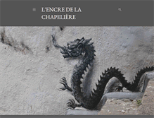 Tablet Screenshot of encre-de-la-chapeliere.blogspot.com