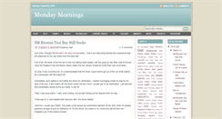Desktop Screenshot of monday-mornings.blogspot.com
