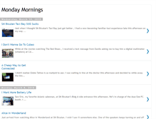 Tablet Screenshot of monday-mornings.blogspot.com