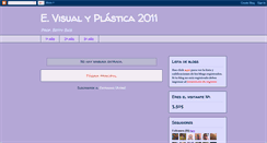 Desktop Screenshot of evisual2011.blogspot.com