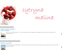 Tablet Screenshot of cytrynamalina.blogspot.com