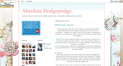 Desktop Screenshot of absolutehodgepodge.blogspot.com