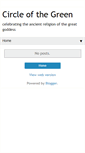 Mobile Screenshot of circleofthegreen.blogspot.com