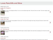 Tablet Screenshot of lovesranchlifeandmore.blogspot.com