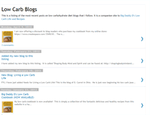 Tablet Screenshot of lowcarbblogs.blogspot.com