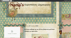 Desktop Screenshot of nana-bastacreations.blogspot.com