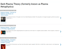 Tablet Screenshot of darkplasmatheory.blogspot.com