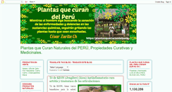 Desktop Screenshot of plantasquecurandelperu.blogspot.com