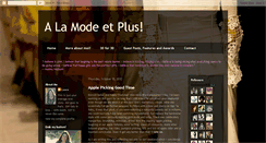 Desktop Screenshot of alamodeetplus.blogspot.com