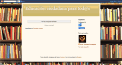 Desktop Screenshot of edciudadanaparatodos.blogspot.com