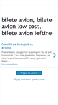 Mobile Screenshot of bileteavion-ro.blogspot.com