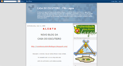 Desktop Screenshot of casadoescuteiro.blogspot.com
