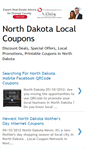 Mobile Screenshot of north-dakota-local-coupons.blogspot.com