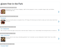 Tablet Screenshot of glutenfreeinthefork.blogspot.com