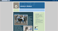 Desktop Screenshot of donnysthinkin.blogspot.com