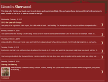 Tablet Screenshot of lincolnsherwood.blogspot.com