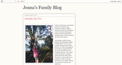 Desktop Screenshot of jeanasfamilyblog.blogspot.com