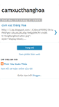 Mobile Screenshot of camxucthanghoa.blogspot.com
