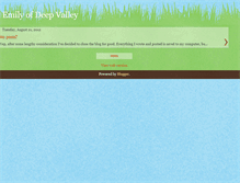 Tablet Screenshot of emilyofdeepvalley.blogspot.com