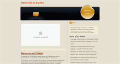 Desktop Screenshot of herenciasenespana.blogspot.com