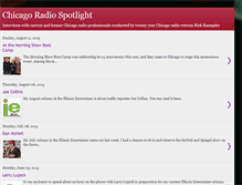 Tablet Screenshot of chicagoradiospotlight.blogspot.com