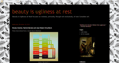 Desktop Screenshot of beautyisuglinessatrest.blogspot.com