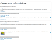 Tablet Screenshot of compartiendotuconocimiento.blogspot.com