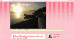 Desktop Screenshot of jornalistajoseliamaria.blogspot.com