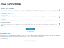 Tablet Screenshot of jesusmifortaleza.blogspot.com