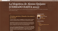 Desktop Screenshot of blogotecaquijano.blogspot.com