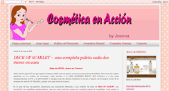Desktop Screenshot of cosmeticaaccion.blogspot.com