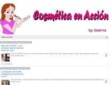 Tablet Screenshot of cosmeticaaccion.blogspot.com