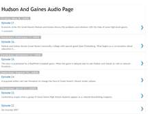 Tablet Screenshot of hudsonandgaines.blogspot.com
