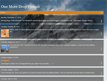 Tablet Screenshot of onemoredrophawaii.blogspot.com