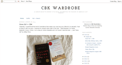 Desktop Screenshot of cbkwardrobe.blogspot.com