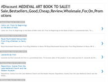 Tablet Screenshot of medievalartbooktosale.blogspot.com