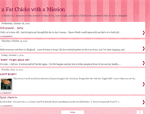 Tablet Screenshot of 2fatchickswithamission.blogspot.com