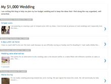 Tablet Screenshot of my1000dollarwedding.blogspot.com