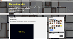 Desktop Screenshot of ihopeitworks.blogspot.com