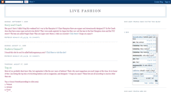 Desktop Screenshot of livefashion101.blogspot.com