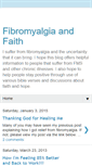 Mobile Screenshot of fibromyalgiaandfaith.blogspot.com