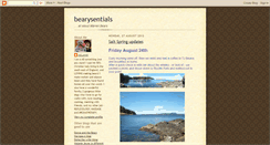 Desktop Screenshot of bearysentials.blogspot.com