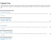 Tablet Screenshot of captaincox.blogspot.com