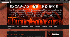 Desktop Screenshot of escamasybronce.blogspot.com