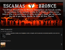 Tablet Screenshot of escamasybronce.blogspot.com