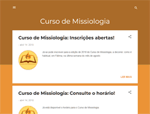 Tablet Screenshot of cursodemissiologia.blogspot.com