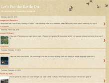 Tablet Screenshot of letsputthekettleon.blogspot.com