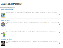 Tablet Screenshot of olivia-classroomhomepage.blogspot.com