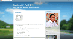 Desktop Screenshot of mesin-jahit-elektrik.blogspot.com