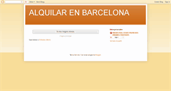 Desktop Screenshot of alquileresbarcelona.blogspot.com